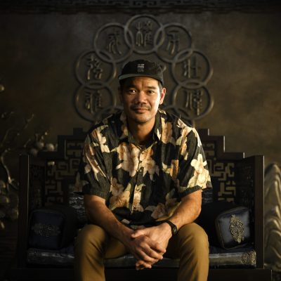 Director Destin Daniel Cretton on the set of Marvel Studios' SHANG-CHI AND THE LEGEND OF THE TEN RINGS. Photo by Jasin Boland. ©Marvel Studios 2021. All Rights Reserved.