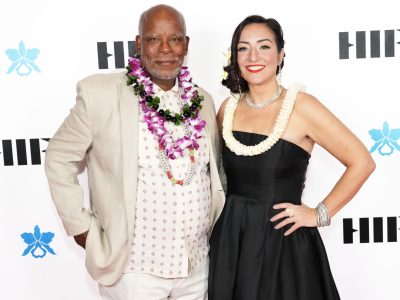 Stanley Nelson at the 44th Hawai'i International Film Festival - Awards Gala held at the Halekulani in Honolulu, HI on Saturday, ​October 12, 2024. (Photo By Sthanlee B. Mirador/HIFF/Sipa USA)